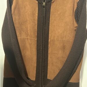 Jaclyn Smith Classic Brown Knit Sweater